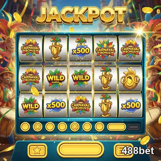 Tela de slot game com jackpots e giros grátis em destaque